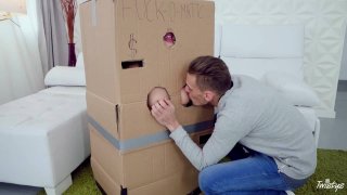 Makeshift Cardboard Gloryhole