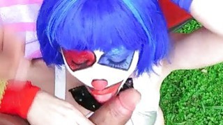 Slim clown Mikayla Mico fucked in public