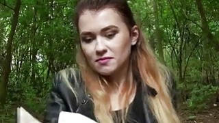 Pornstar Misha Cross fucked in public