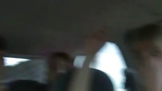 Beautiful young princess sucking dick in car